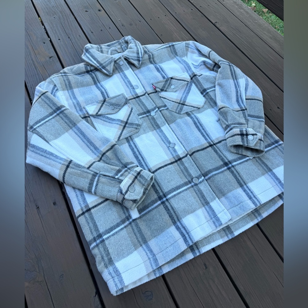 Vintage Levi's Flannel Quilted Shacket